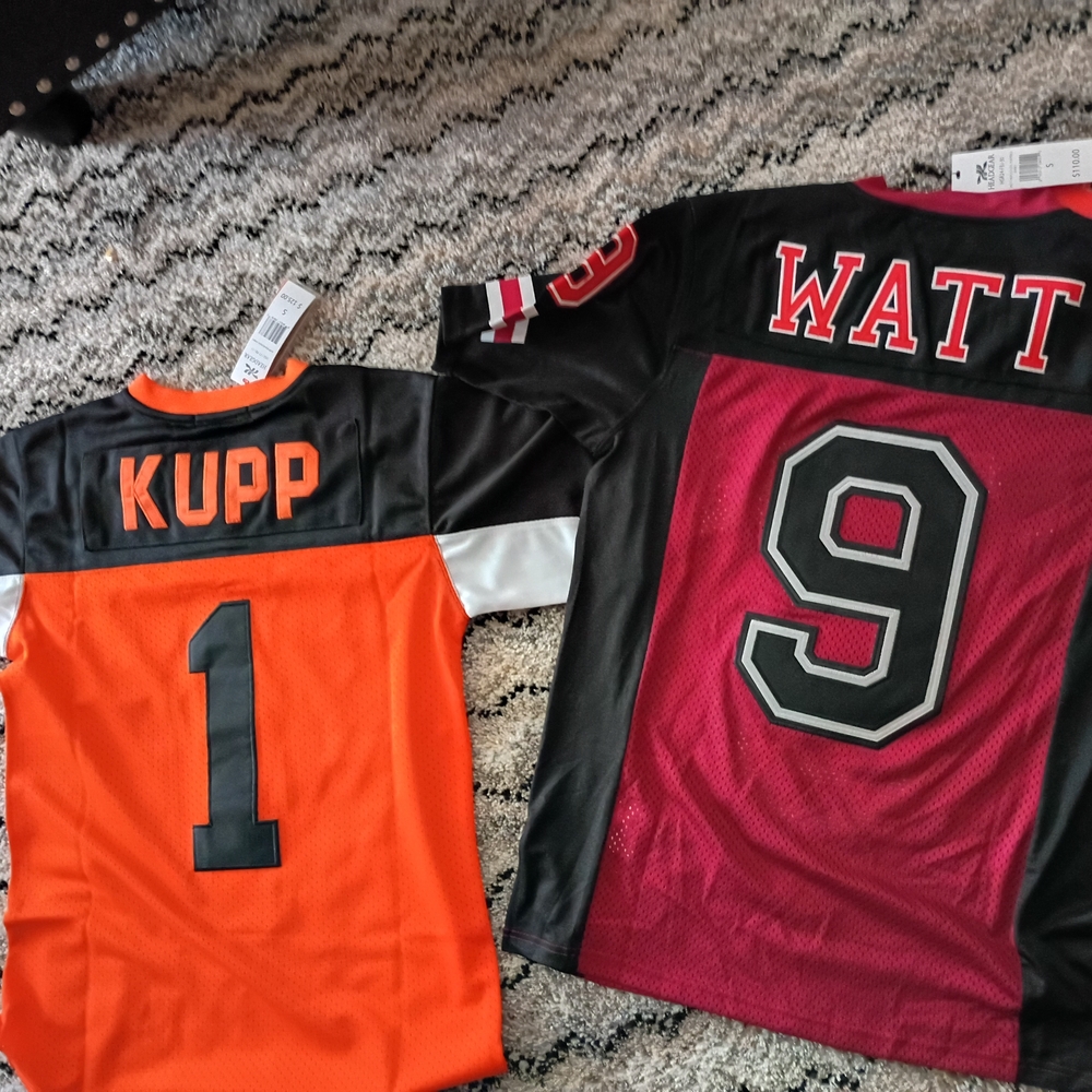 JJ WATT AND COOPER KUPP HIGHSCHOOL JERSEY